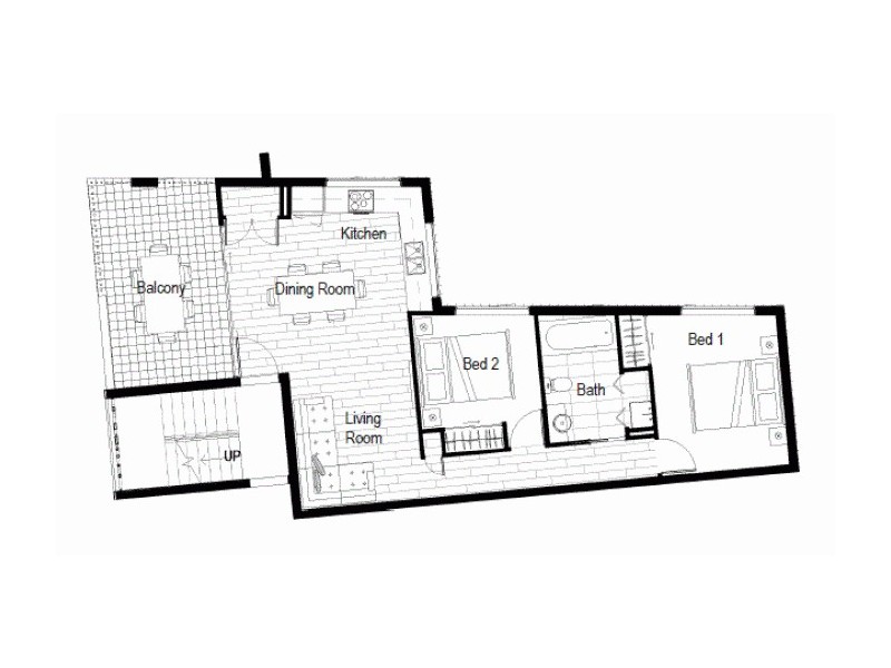 10/15 Cottenham street, Fairfield QLD 4103 Floorplan