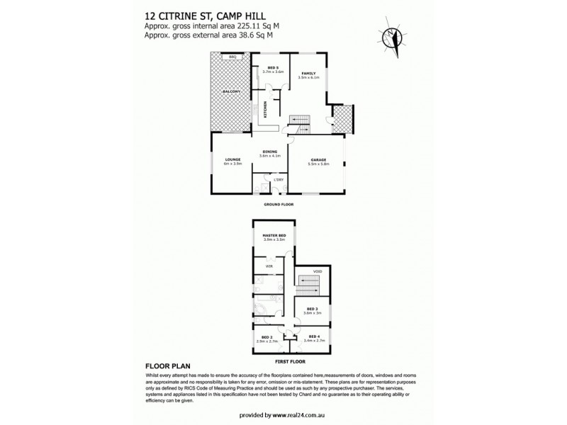 12 Citrine Street, Camp Hill QLD 4152 Floorplan