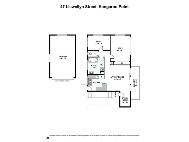 3 47 Llewellyn St, Kangaroo Point QLD 4169