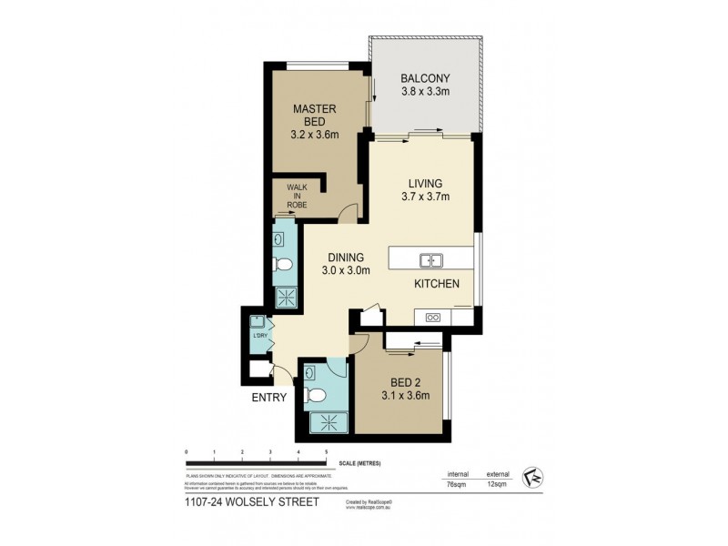 1107/24 Wolseley Street, Woolloongabba QLD 4102