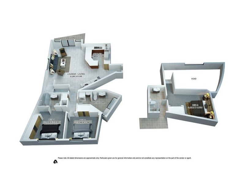 58/236 River Terrace, Kangaroo Point QLD 4169 Floorplan