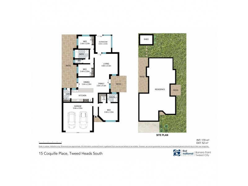 15 Coquille Place, Tweed Heads South NSW 2486 Floorplan