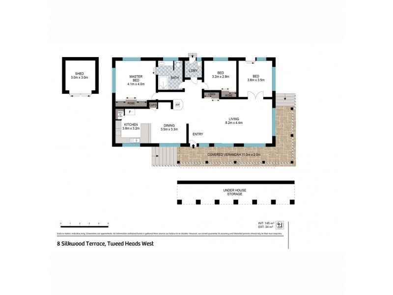 8 Silkwood Terrace, Tweed Heads West NSW 2485 Floorplan