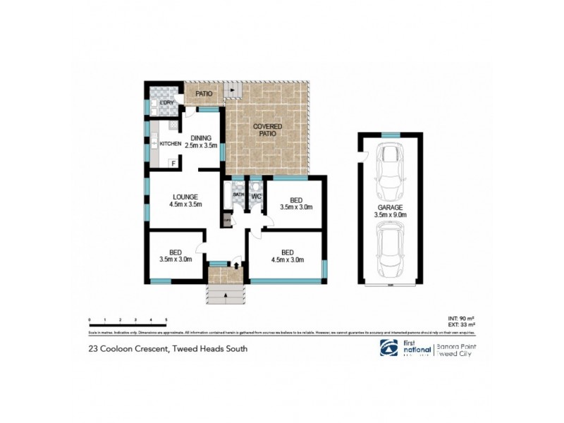 23 Cooloon Crescent, Tweed Heads South NSW 2486 Floorplan