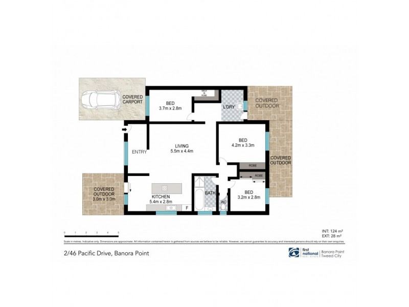 2/46 Pacific Drive, Banora Point NSW 2486 Floorplan