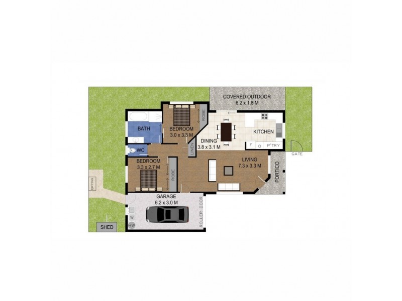 2/11 Cabana Court, Banora Point NSW 2486 Floorplan