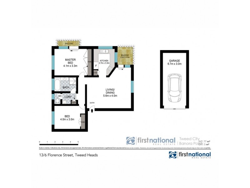 13/6 Florence Street, Tweed Heads NSW 2485 Floorplan
