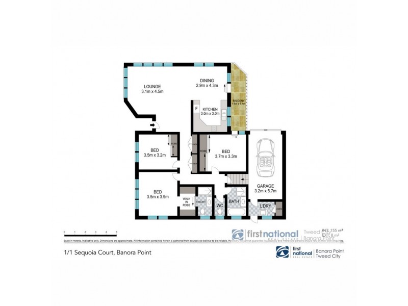 1/1 Sequoia Court, Banora Point NSW 2486 Floorplan