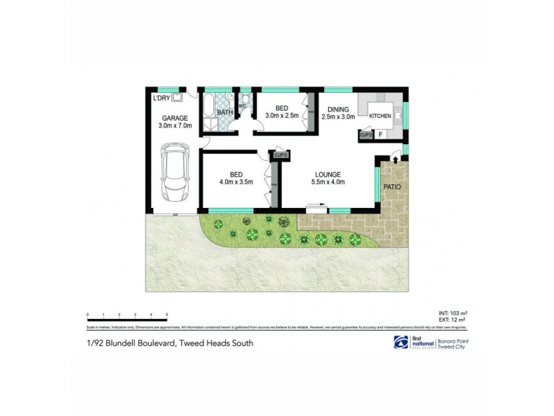 1/92 Blundell Boulevard, Tweed Heads South NSW 2486 Floorplan