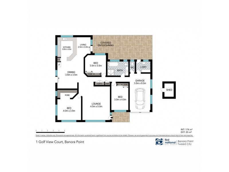1 Golfview Court, Banora Point NSW 2486 Floorplan