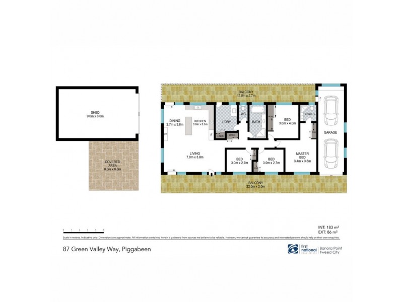 87 Greenvalley Way, Piggabeen NSW 2486 Floorplan