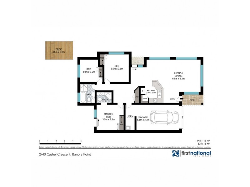 2/40 Cashel Crescent, Banora Point NSW 2486 Floorplan