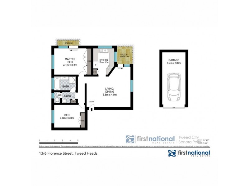 13/6 Florence Street, Tweed Heads NSW 2485 Floorplan