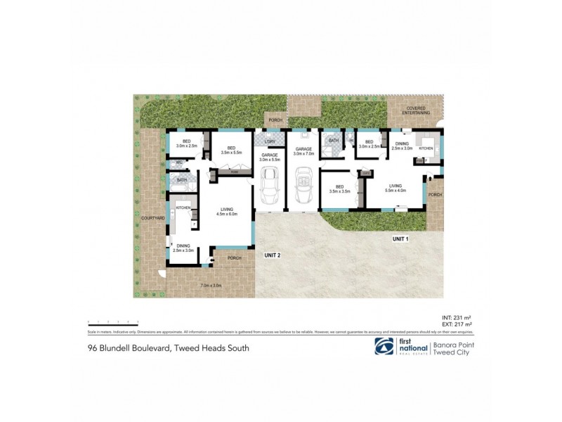 2/96 Blundell Boulevard, Tweed Heads South NSW 2486 Floorplan