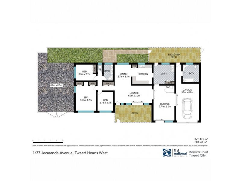 1/37 Jacaranda Avenue, Tweed Heads West NSW 2485 Floorplan
