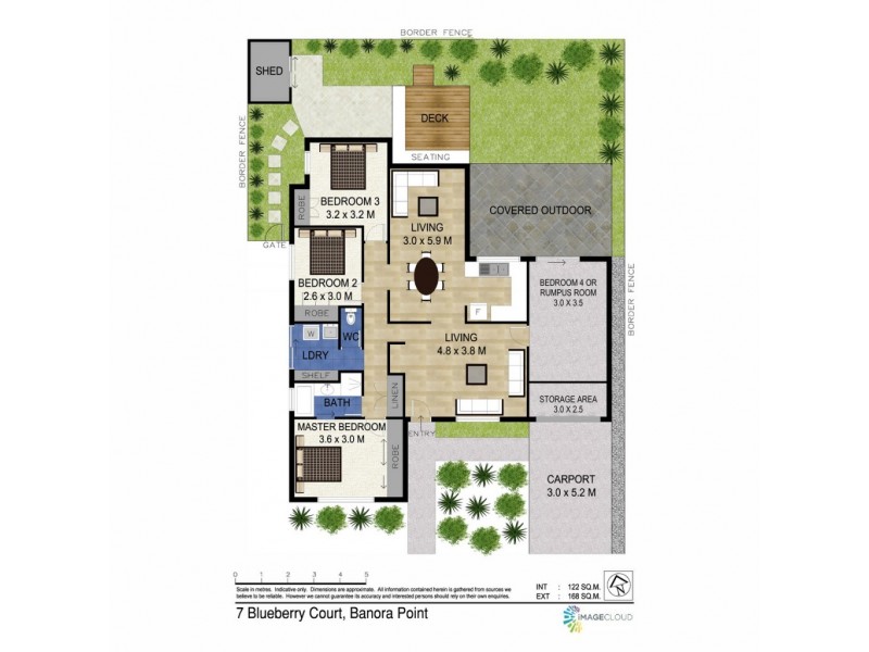 7 Blueberry Court, Banora Point NSW 2486 Floorplan
