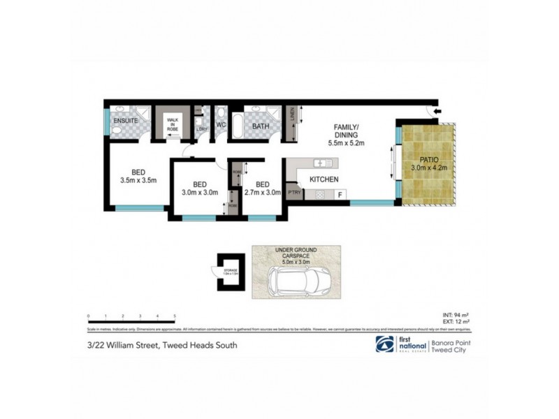 3/22 William Street, Tweed Heads South NSW 2486 Floorplan