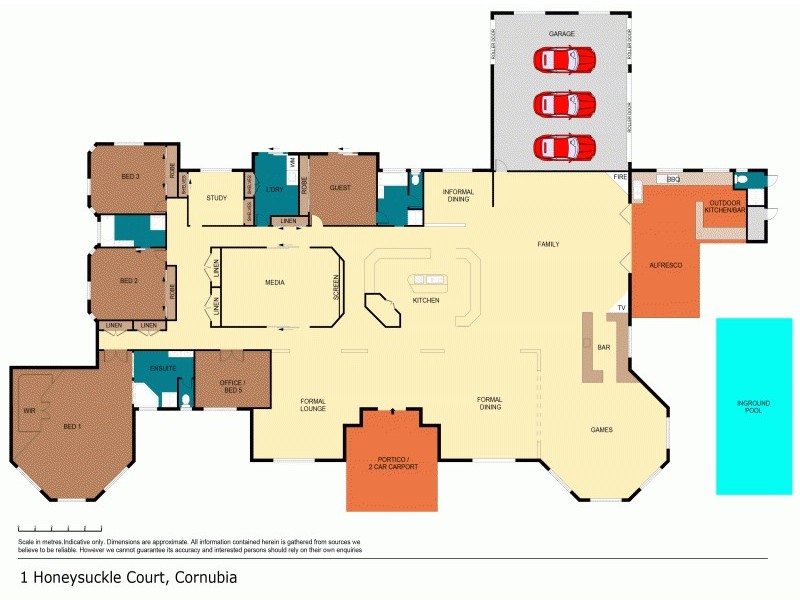 1 Honeysuckle Court, Cornubia QLD 4130 Floorplan