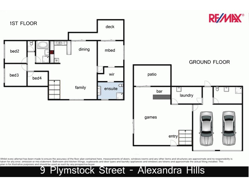 9 Plymstock Street, Alexandra Hills QLD 4161 Floorplan