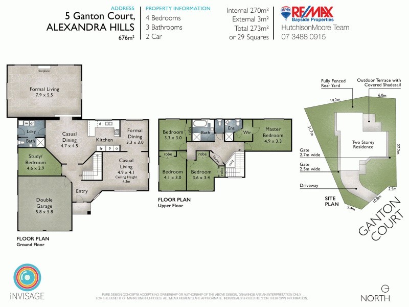 5 Ganton Court, Alexandra Hills QLD 4161 Floorplan