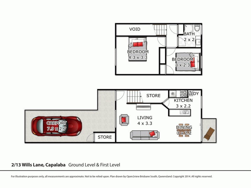 13-15 Wills Lane, Capalaba QLD 4157 Floorplan