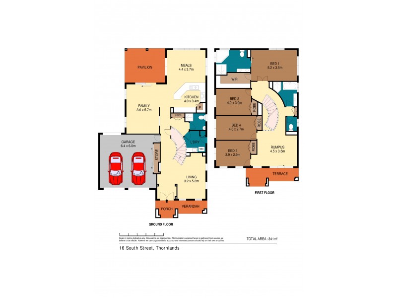 16 South Street, Thornlands QLD 4164 Floorplan