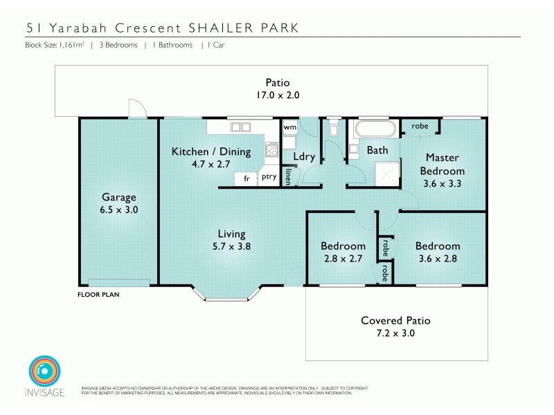 51 Yarabah Crescent, Shailer Park QLD 4128 Floorplan