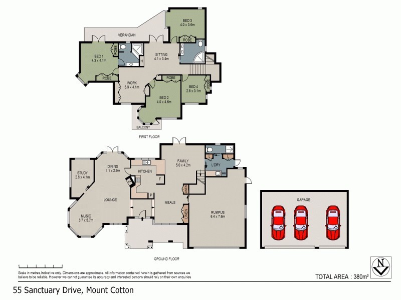 55 Sanctuary Drive, Mount Cotton QLD 4165 Floorplan