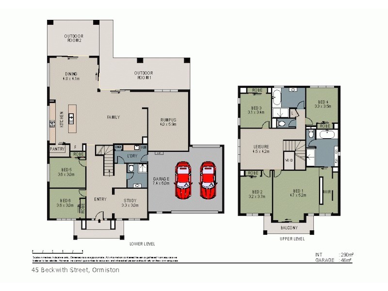 45 Beckwith Street, Ormiston QLD 4160 Floorplan