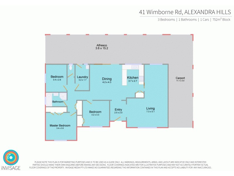 41 Wimborne Road, Alexandra Hills QLD 4161 Floorplan
