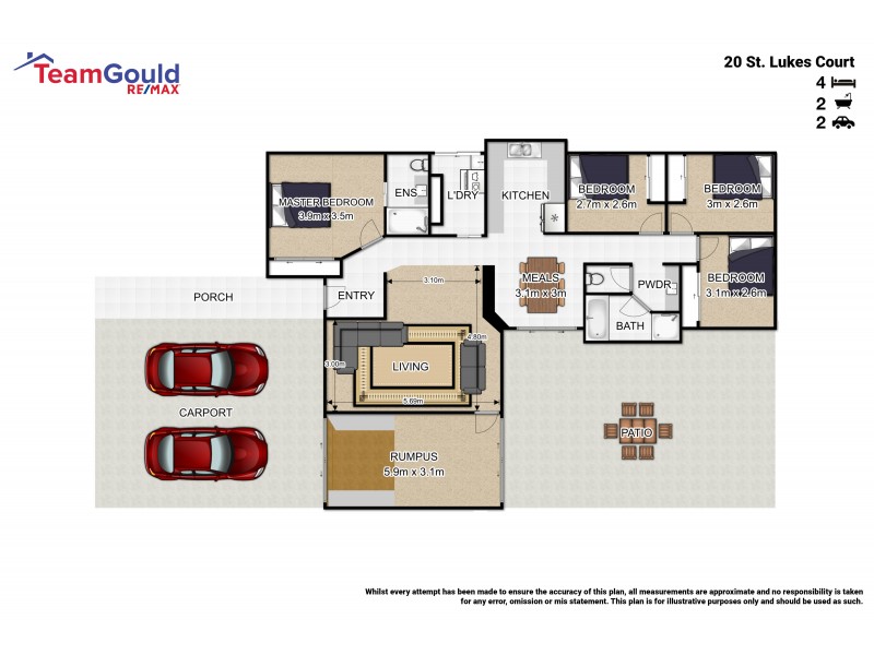 20 St Lukes Ct, Capalaba QLD 4157 Floorplan