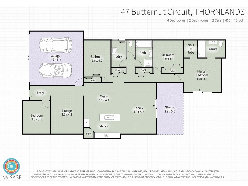 47 Butternut Circuit, Thornlands QLD 4164 Floorplan