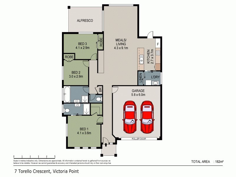 7 Torello Crescent, Victoria Point QLD 4165 Floorplan