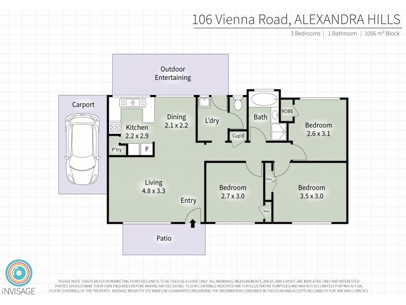 106 Vienna Road, Alexandra Hills QLD 4161 Floorplan