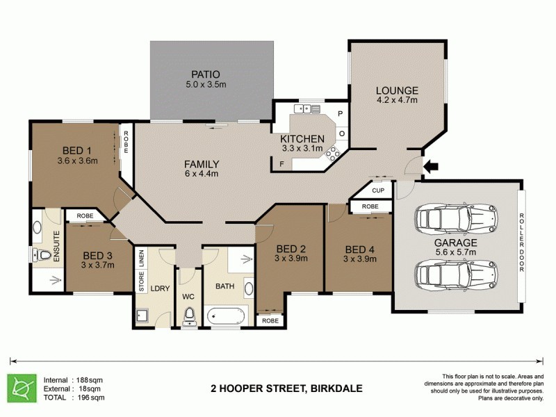 2 Hooper St, Birkdale QLD 4159 Floorplan