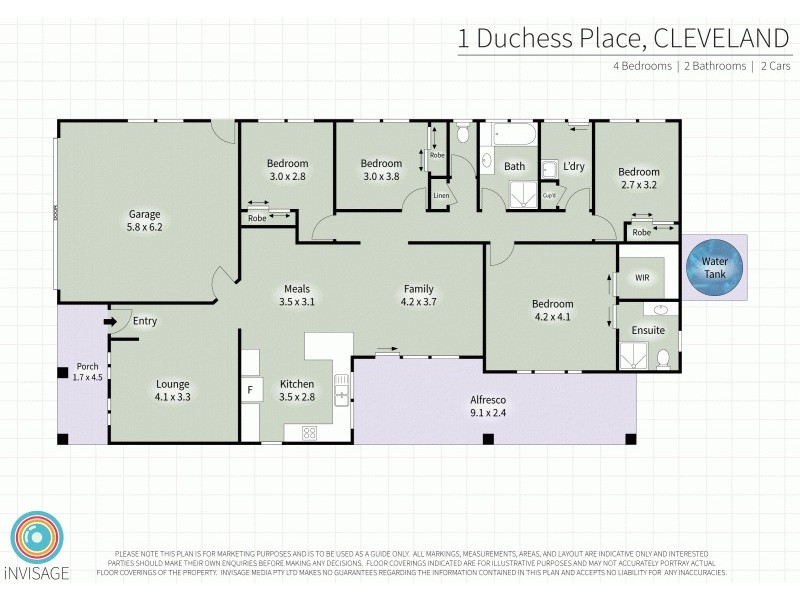 1 Duchess Place, Cleveland QLD 4163 Floorplan