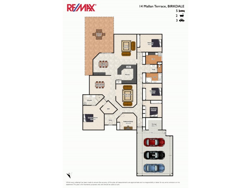 14 Mallan Terrace, Birkdale QLD 4159 Floorplan