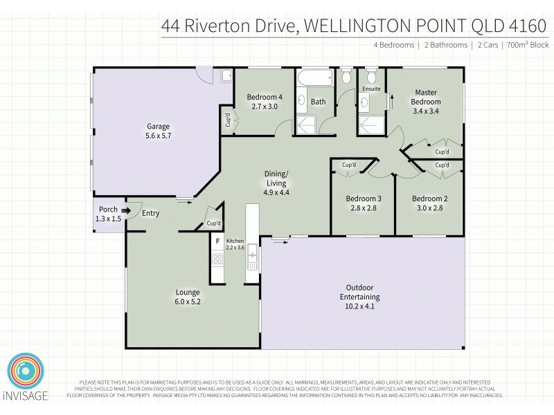 44 Riverton Drive, Wellington Point QLD 4160 Floorplan