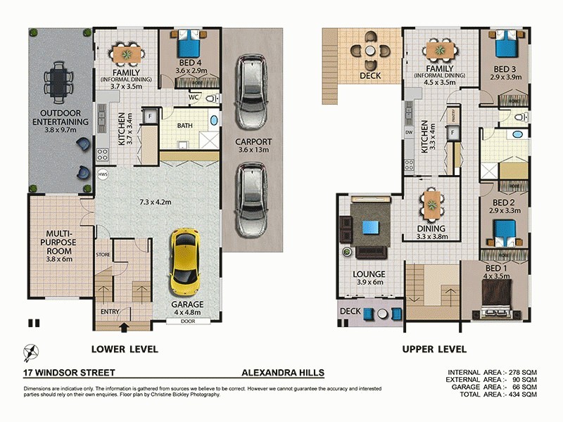 17 Windsor St, Alexandra Hills QLD 4161 Floorplan