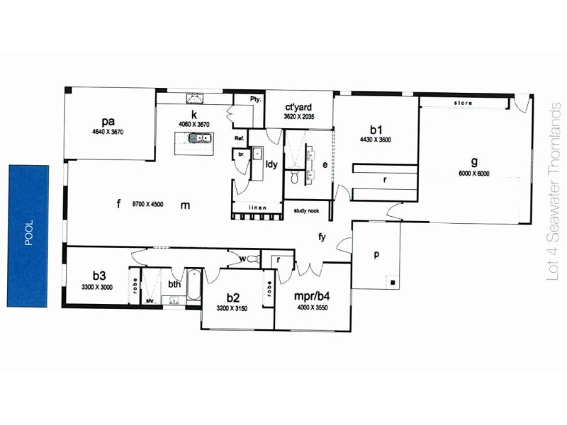 13 Seawater Street, Thornlands QLD 4164 Floorplan