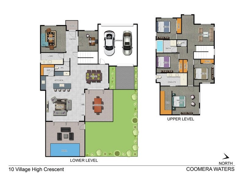 10 Village High Crescent, Coomera Waters QLD 4209 Floorplan