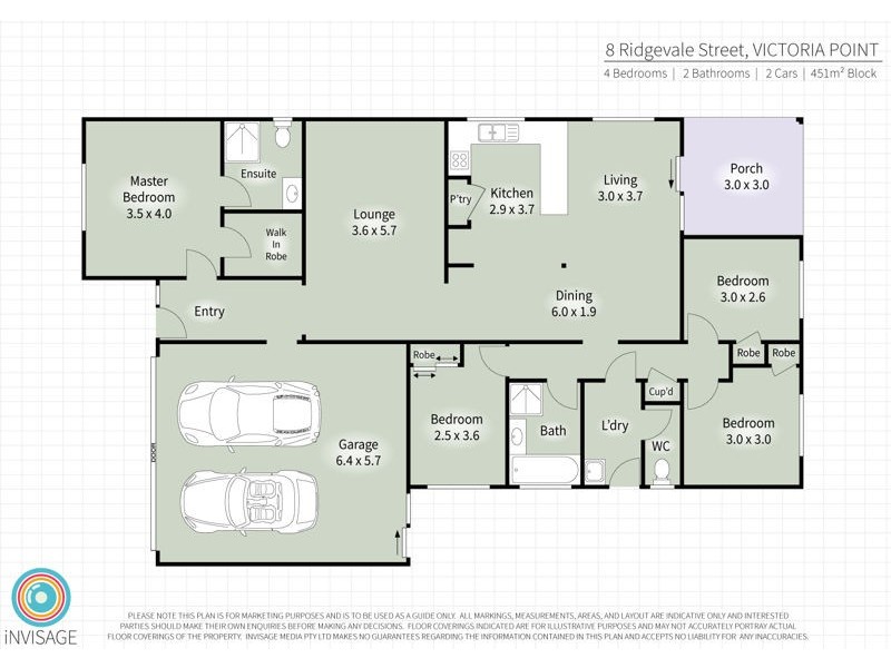 8 Ridgevale Court, Victoria Point QLD 4165 Floorplan
