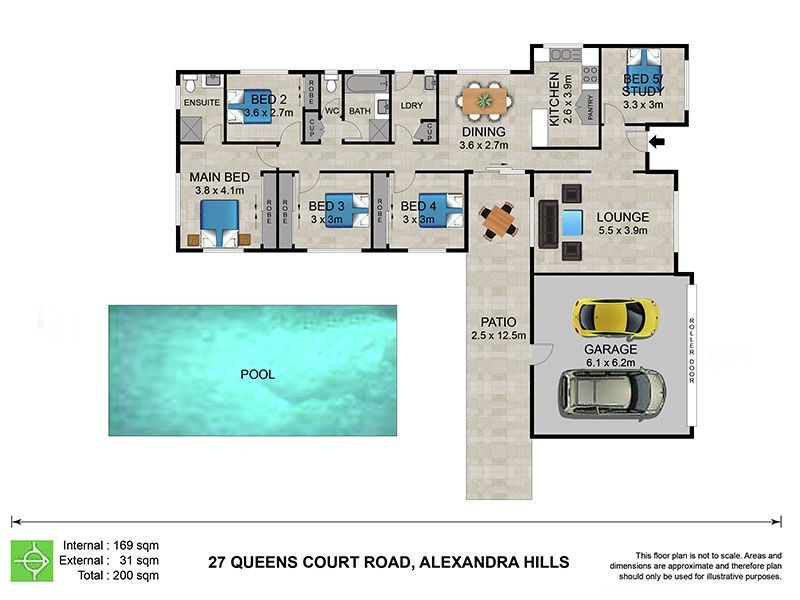 27 Queens Court Rd, Alexandra Hills QLD 4161 Floorplan
