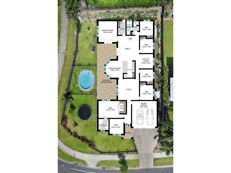 2 Valencia Springs Drive, Redland Bay QLD 4165 Floorplan