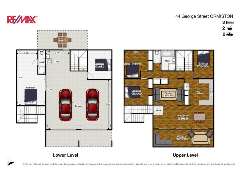 44 George Street, Ormiston QLD 4160 Floorplan