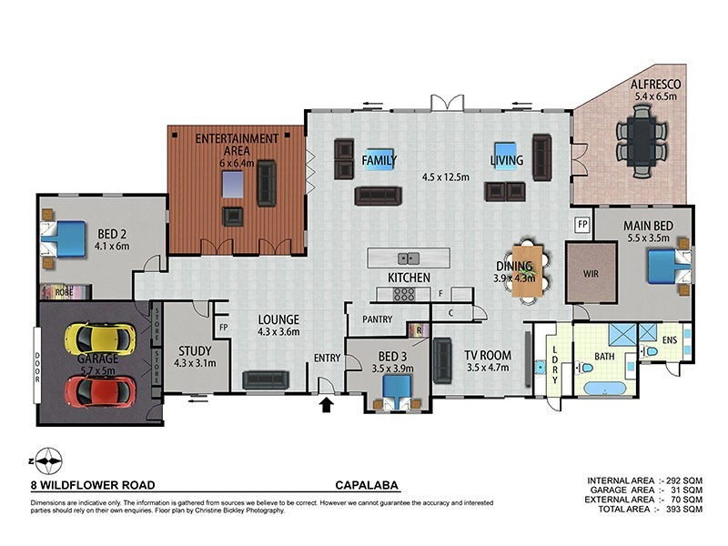 8 Wildflower St, Capalaba QLD 4157 Floorplan