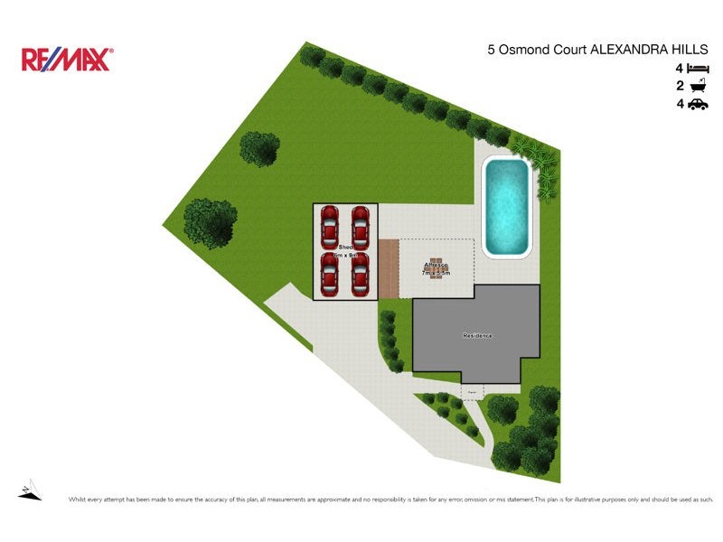 5 Osmond Court, Alexandra Hills QLD 4161 Floorplan