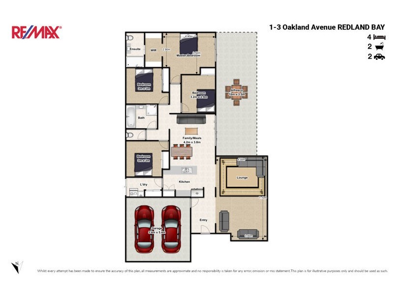1-3 Oakland Avenue, Redland Bay QLD 4165 Floorplan