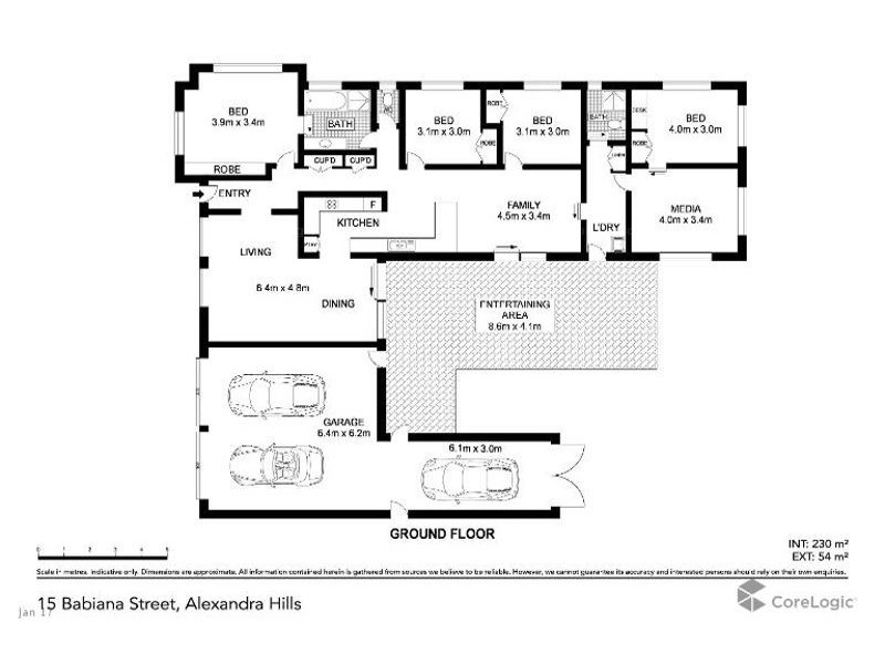 15 Babiana Street, Alexandra Hills QLD 4161 Floorplan