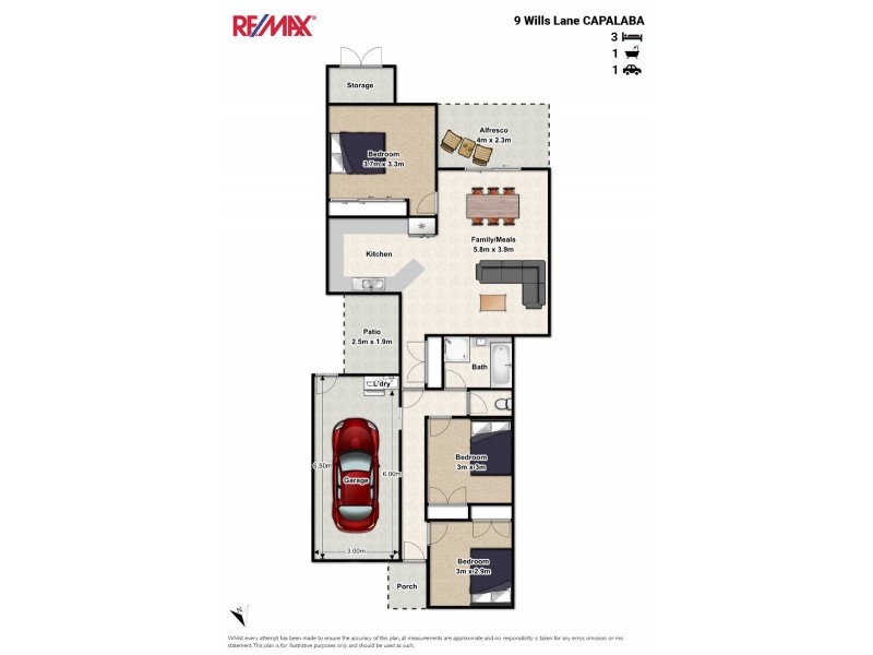 9 Wills Lane, Capalaba QLD 4157 Floorplan